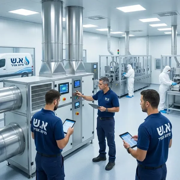 מיזוג אוויר למפעלי תרופות