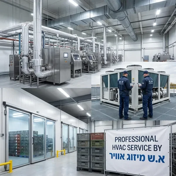 מיזוג אוויר למפעלי מזון