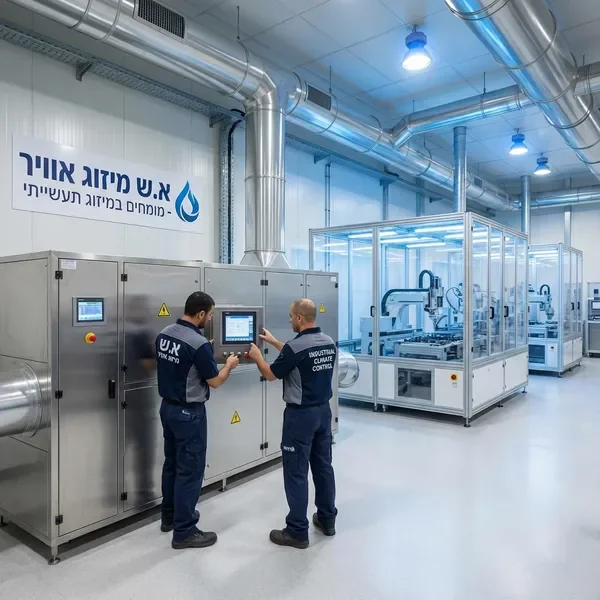 מיזוג אוויר למפעלי אלקטרוניקה